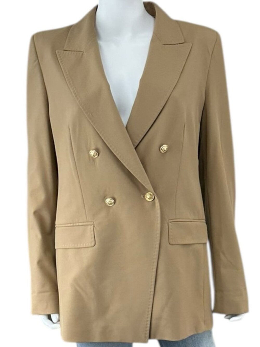 MARELLA Brown Angelo Double Breasted Blazer Size S I0858